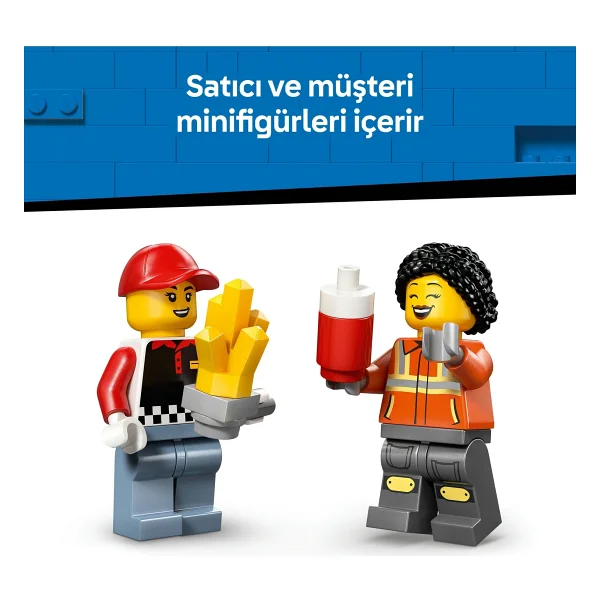 Lego 60488 City Patates Kızartması Kamyonu - Görsel 8