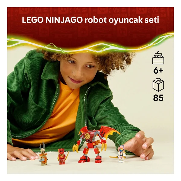 Lego 71851 Ninjago Kai'nin Ejderha Robotu Savaş Paketi - Görsel 7