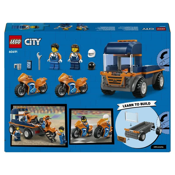 Lego 60491 City Motosiklet Taşıyıcı - Görsel 4