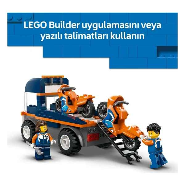 Lego 60491 City Motosiklet Taşıyıcı - Görsel 7