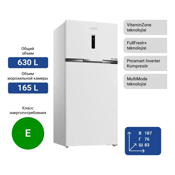Arçelik 583630 Eb Çift Kapılı No-Frost Buzdolabı - Görsel 10