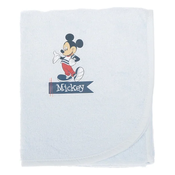 Özdilek Mickey Mouse Nakışlı Bambu Yenidoğan Bebek Pelerini - Görsel 2