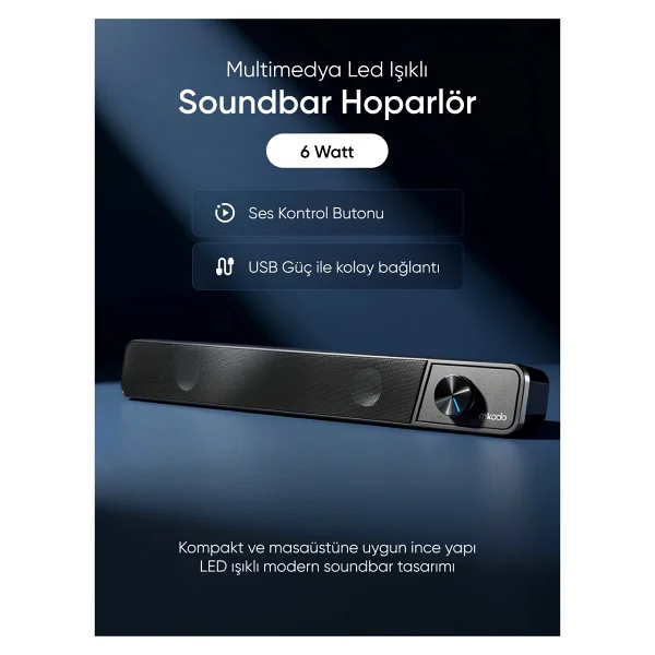Mikado Md-69s 6 W Soundbar - Görsel 3