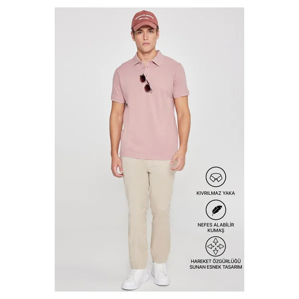 Altınyıldız Classics 4a482020000 Kısa Kollu Polo Yaka Erkek Tişört - Görsel 2