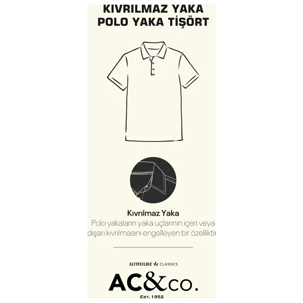 Altınyıldız Classics 4a482020000 Kısa Kollu Polo Yaka Erkek Tişört - Görsel 5