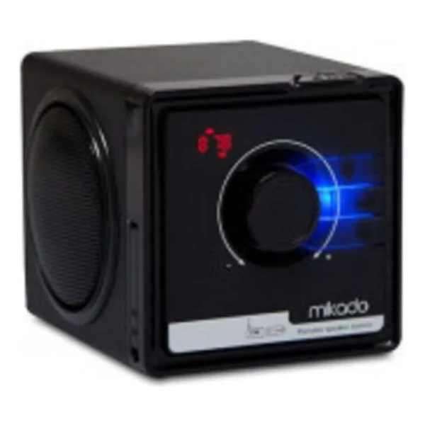 Mikado BT-236 3 W+3 W Siyah Sd-Mmc-Fm Radyolu Bluetooth Müzik Kutusu - Görsel 2