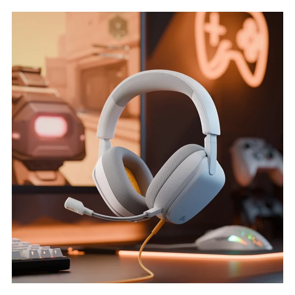 Glorious Ghs Eternal Glo-A-1pc-Wht Beyaz Kablolu Kulak Üstü Oyuncu Kulaklığı - Görsel 8