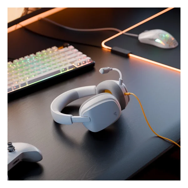 Glorious Ghs Eternal Glo-A-1pc-Wht Beyaz Kablolu Kulak Üstü Oyuncu Kulaklığı - Görsel 9
