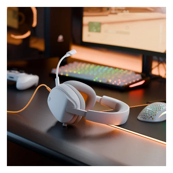 Glorious Ghs Eternal Glo-A-1pc-Wht Beyaz Kablolu Kulak Üstü Oyuncu Kulaklığı - Görsel 10