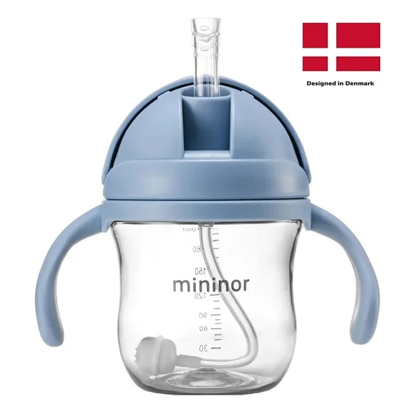 Mininor Tritan Alıştırma Bardağı 220 Ml - Nordic Sky Blue (2 Adet) - Görsel 2