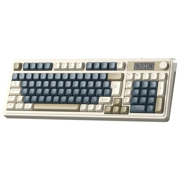 Aula S99 Pro Retro RGB Kablolu/Kablosuz Oyuncu Klavyesi - Görsel 7