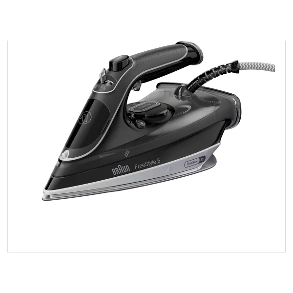 Braun Freestyle 5 Buharlı Ütü Sı 5188 Bk - Freeglide 3D Tabanlı Ütü, Dikey Buhar, 2800 Watt, Şok Buhar 220 G/dak, 330 ml Su Deposu, Siyah - Görsel 6