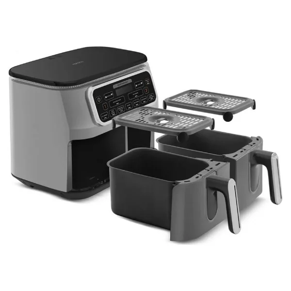 Karaca Air Pro Cook Duo Ev Yemeği Xxxl 8 Lt Cool Gray Yağsız Fritöz - Görsel 10