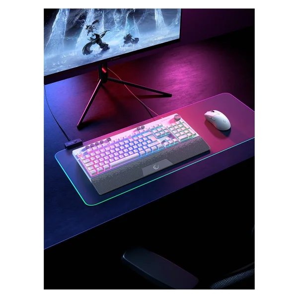 Rampage Simula Kb-Gx65 Beyaz RGB Kablolu Oyuncu Klavyesi - Görsel 9