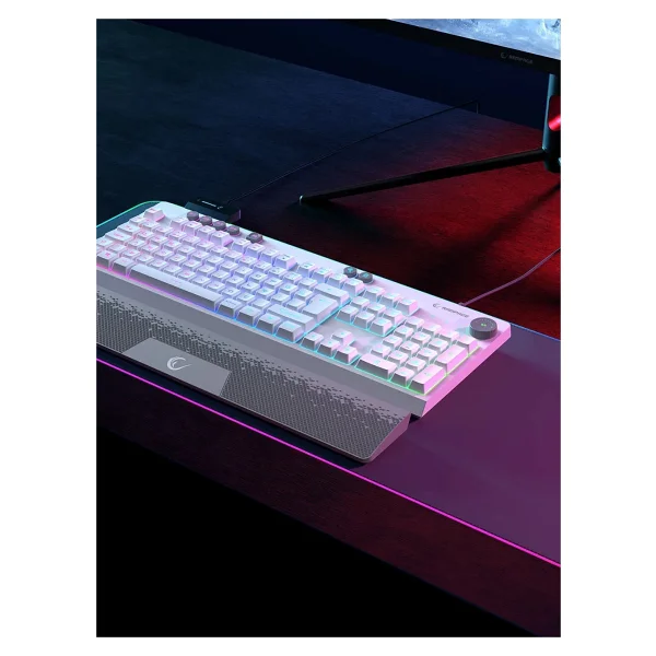 Rampage Simula Kb-Gx65 Beyaz RGB Kablolu Oyuncu Klavyesi - Görsel 10