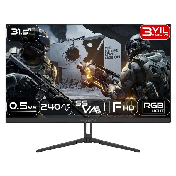 Fazeon X32f240s 31.5" 0.5 Ms Full HD 240 Hz Oyuncu Monitörü - Görsel 7