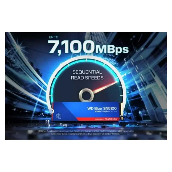 Western Digital Blue Sn5100 Wds100t5b0e Pcı-Express 4.0 1 TB M.2 SSD - Görsel 9