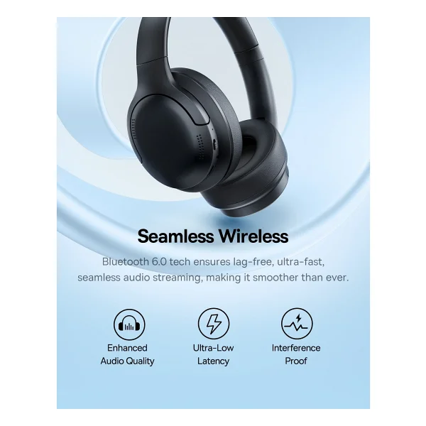 Baseus Bass Bh1 Lite Siyah Kulak Üstü Bluetooth Kulaklık - Görsel 7