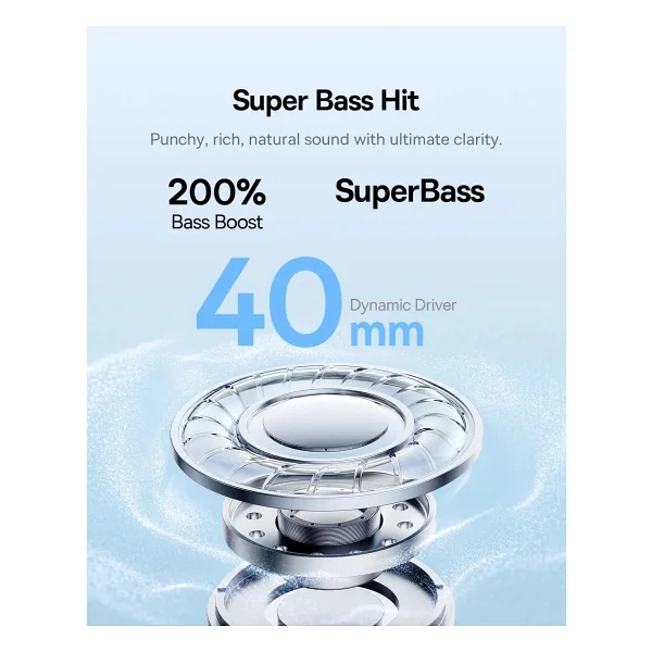 Baseus Bass Bh1 Lite Siyah Kulak Üstü Bluetooth Kulaklık - Görsel 8