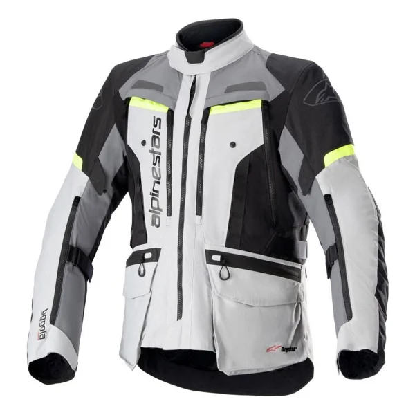 Alpinestars Bogota Pro Drystar Erkek Gri-Oranj Kışlık Motosiklet Montu - Görsel 3