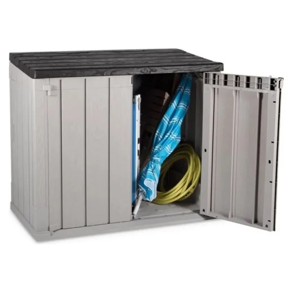 Toomax Stora Way 840l Bahçe Depolama Sandığı, Dolabı Gri/Antrasit - Görsel 4