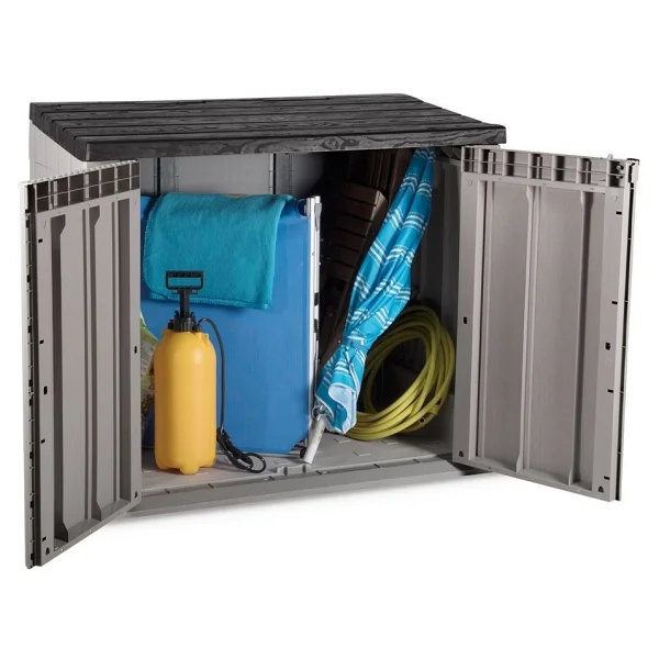 Toomax Stora Way 840l Bahçe Depolama Sandığı, Dolabı Gri/Antrasit - Görsel 8