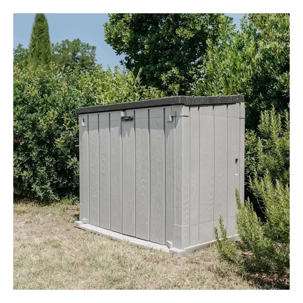 Toomax Stora Way 840l Bahçe Depolama Sandığı, Dolabı Gri/Antrasit - Görsel 9