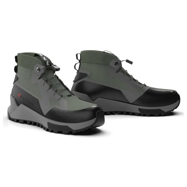 Formaboots Kumo Yeşil-Siyah-Gri Erkek Motosiklet Ayakkabısı - Görsel 2