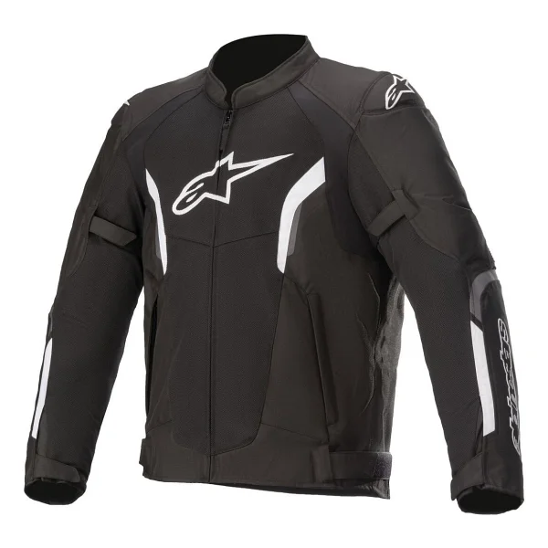 Alpinestars Ast Air V2 Siyah-Beyaz Erkek Yazlık Motosiklet Montu - Görsel 4