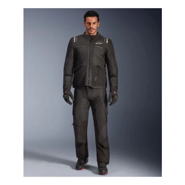 Alpinestars Andes V4 Drystar Erkek Siyah 4 Mevsim Motosiklet Montu - Görsel 8