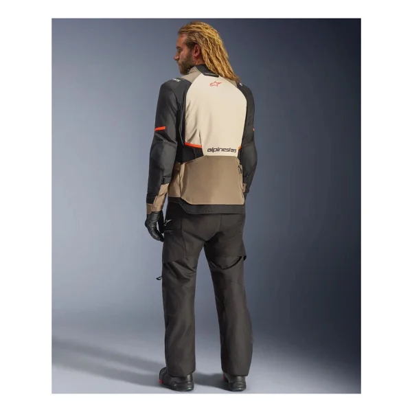 Alpinestars Andes V4 Drystar Erkek Kahverengi-Siyah 4 Mevsim Motosiklet Montu - Görsel 9