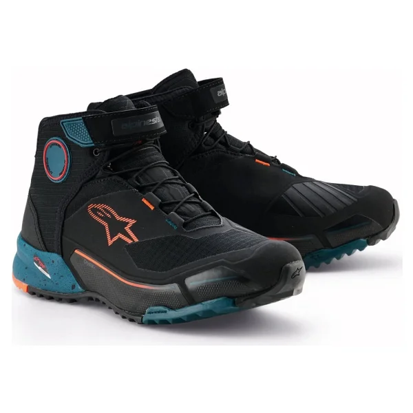 Alpinestars Cr-X Drystar Mavi-Turuncu Erkek Motosiklet Ayakkabısı - Görsel 6