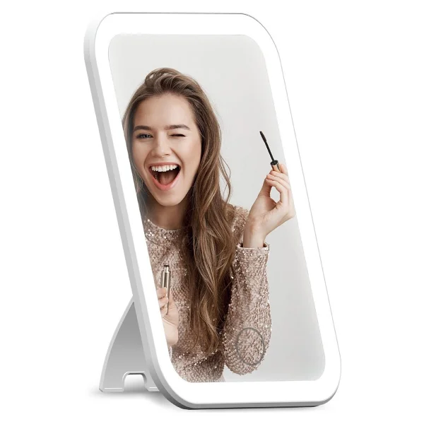 Polosmart Pbs808 Şarjlı LED Işıklı Makyaj Aynası Beyaz - Görsel 4