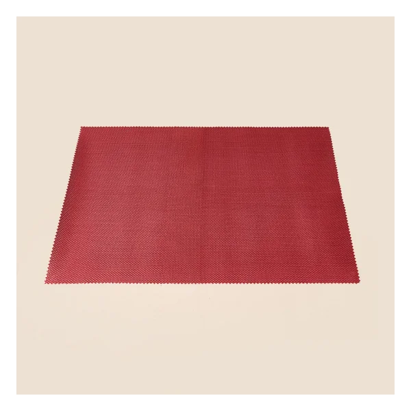 Tohana Plastik 4'lü Amerikan Servis - Kırmızı - 30 Cm - Görsel 3
