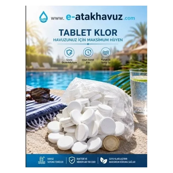 Wtr Mini Tablet Klor 56'lık 5 Gr X 100:500 Gr - Paket - Görsel 7