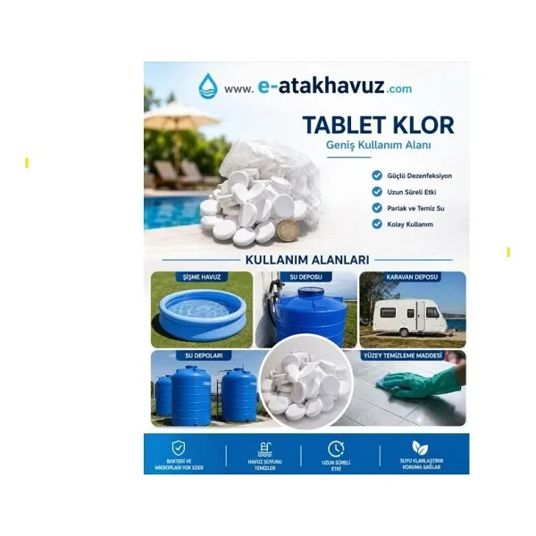 Wtr Mini Tablet Klor 56'lık 5 Gr X 100:500 Gr - Paket - Görsel 8