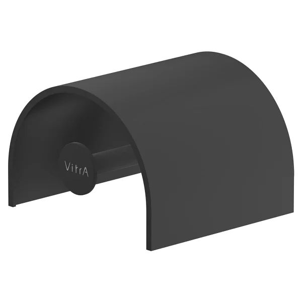 Vitra A4488836 Origin Kapaklı Mat Siyah Tuvalet Kağıtlığı - Görsel 8