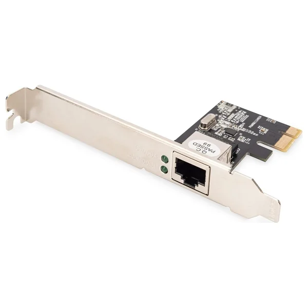 Dıgıtus Gigabit Ethernet Ağ Kartı - 1 Rj45 Port - Pcı Express - Realtek Rtl8111h - Düşük Profil Yuvası Kapağı Dahil - 10/100/1000 Mbps - Görsel 2