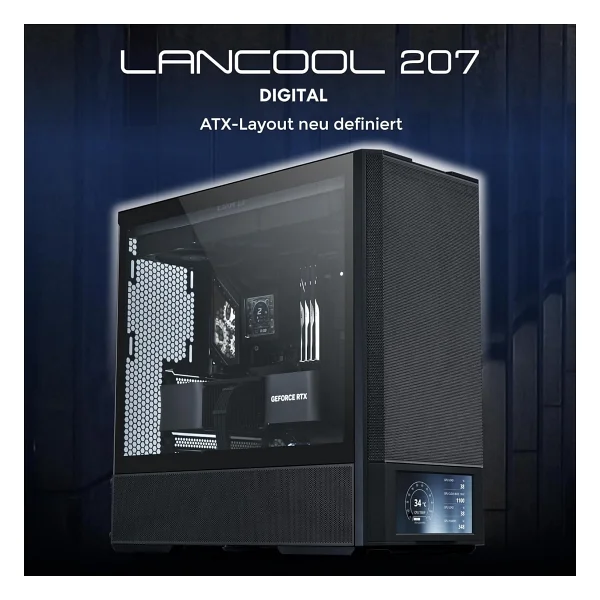 Lian Li Lancool 207 Digital Fanlı Atx Oyuncu Kasası - Görsel 4