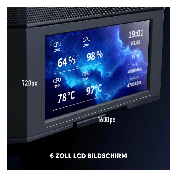 Lian Li Lancool 207 Digital Fanlı Atx Oyuncu Kasası - Görsel 7