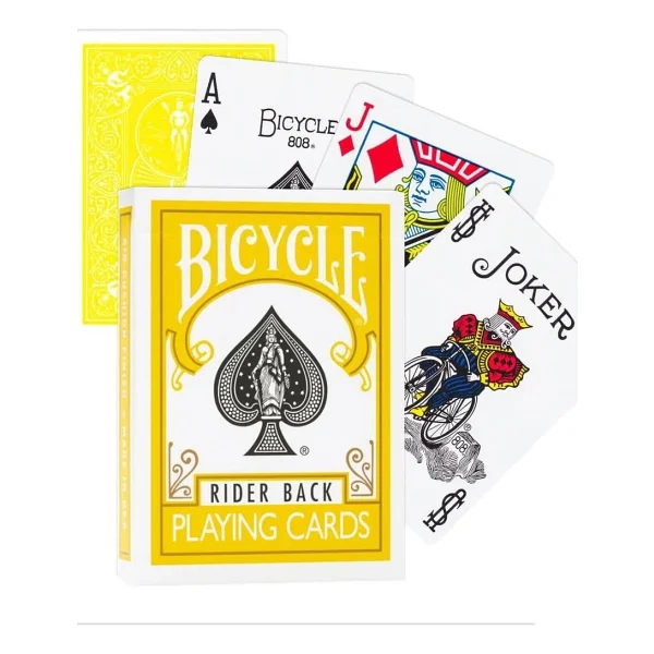 Bicycle Standard Endeks Sarı İskambil Kağıdı - Görsel 5