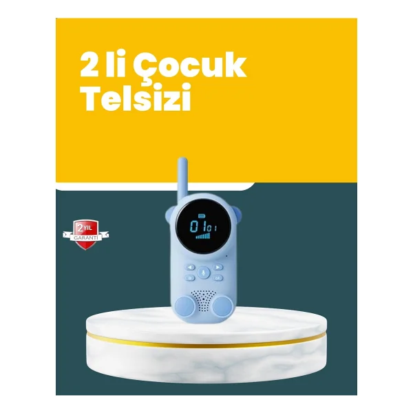 Mey İthalat Bfs Lcd Ekranlı Çocuk Telsizi - Iki Yönlü Ses, 1-3 Km Çekim Mesafesi - Görsel 6