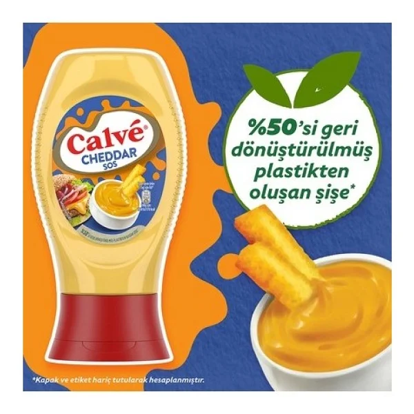Calve Cheddar Sos 240 Gr - Görsel 4