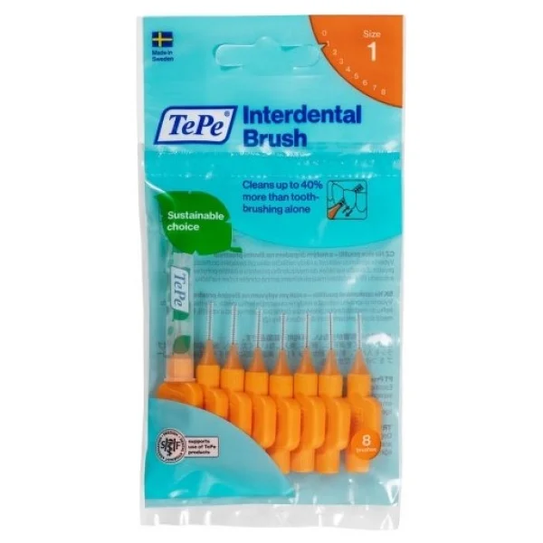 Tepe Extra Soft Turuncu 0.45 Mm 8'li Arayüz Fırçası - Görsel 5