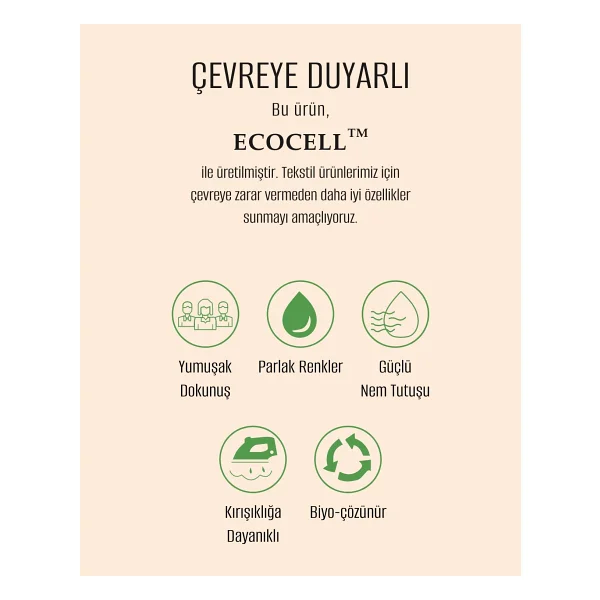 Madame Coco Mathilda Pamuk Ecocell Tek Kişilik Pike - Görsel 7