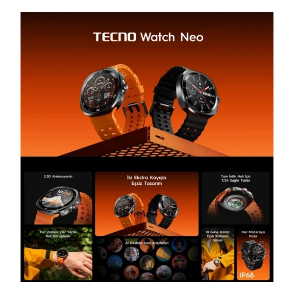 Tecno Watch Neo Akıllı Saat - Görsel 4