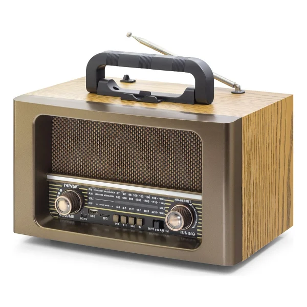 Nns Ns-6670bt Nostaljik Radyo - Görsel 2