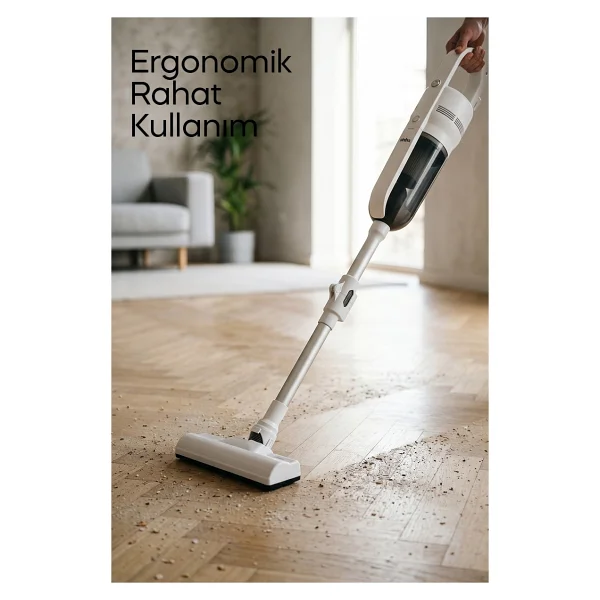 Sinbo Pratic SVC-8640 Beyaz Elektrikli Dikey Süpürge - Görsel 2