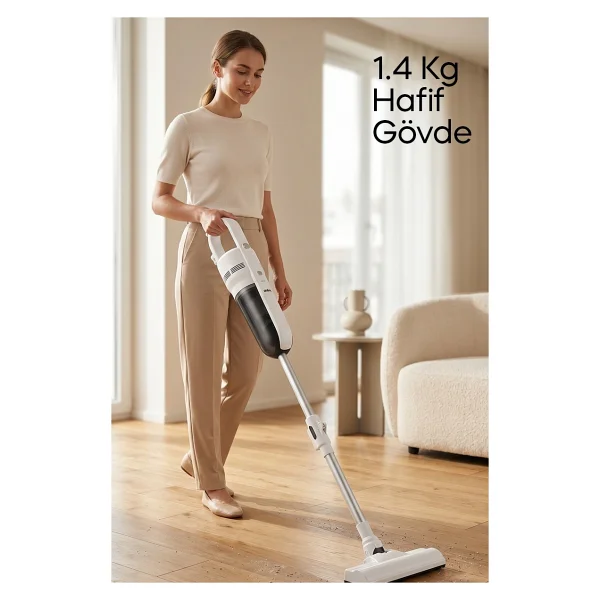Sinbo Pratic SVC-8640 Beyaz Elektrikli Dikey Süpürge - Görsel 3