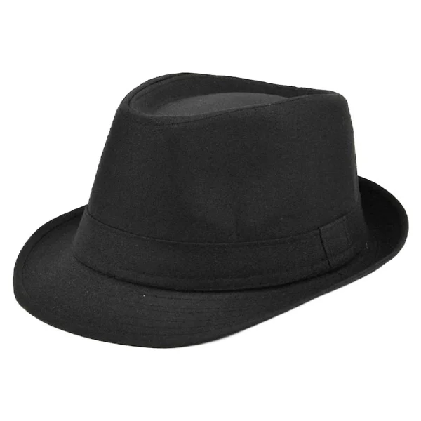 Cocuk Boy Siyah Kumas Fotr Sapka Gosteri Sapkasi Michael Jackson Sapkasi 54 No - Görsel 3